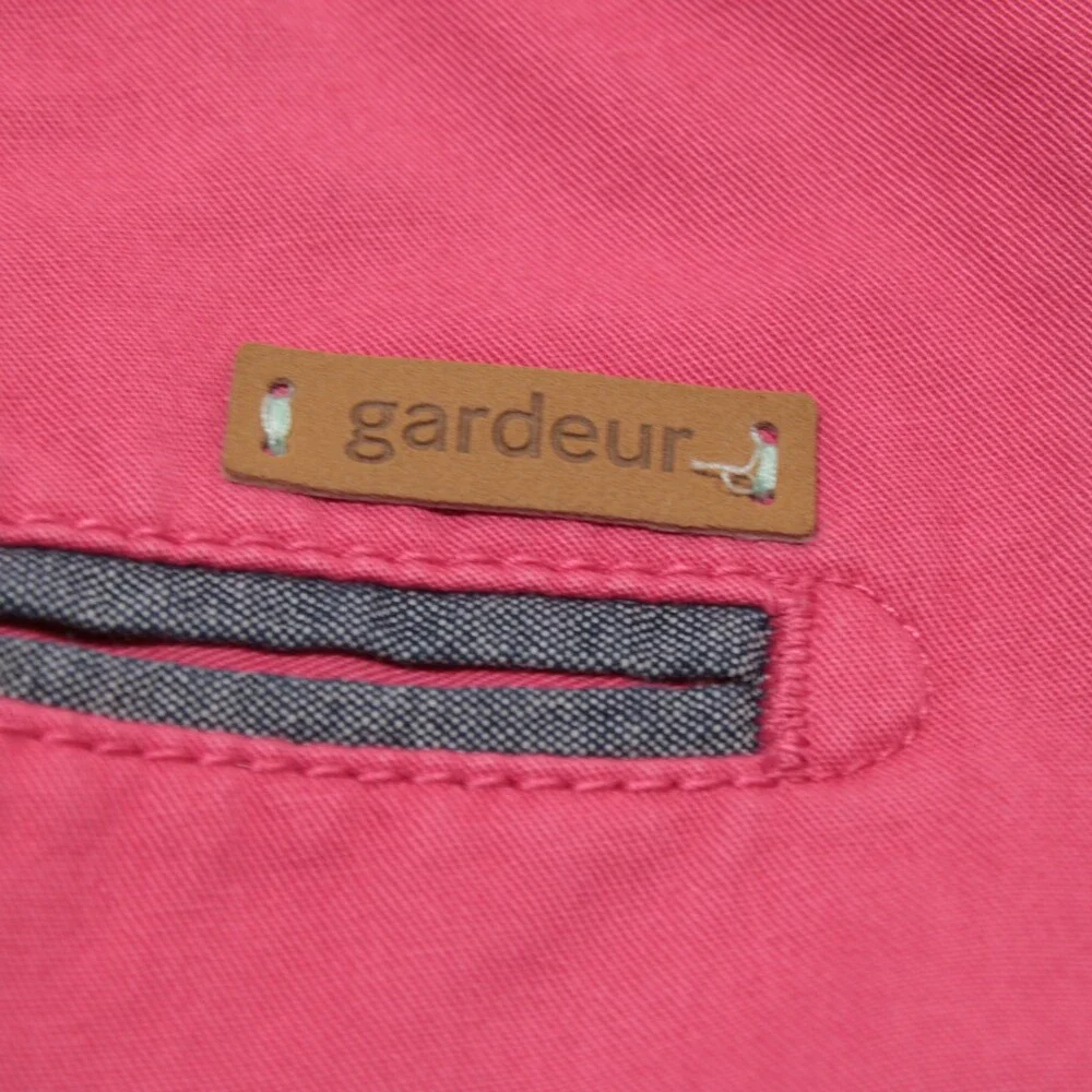 Gardeur NWT Bermuda / Casual Shorts Size 44 US Modern Fit in Pink 100% Cotton